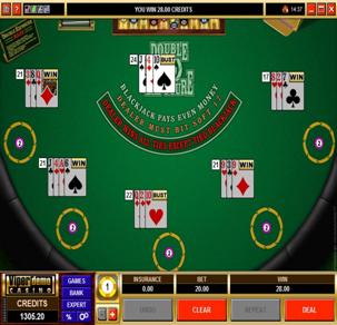 Double Exposure Mutli Hand Blackjack